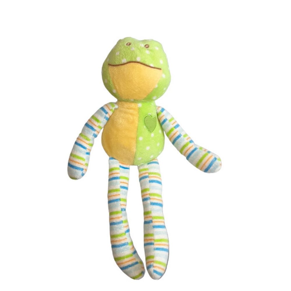 Baby Ganz Softies Frog Long Legs Plush BeanBag Stuffed Toy 13"